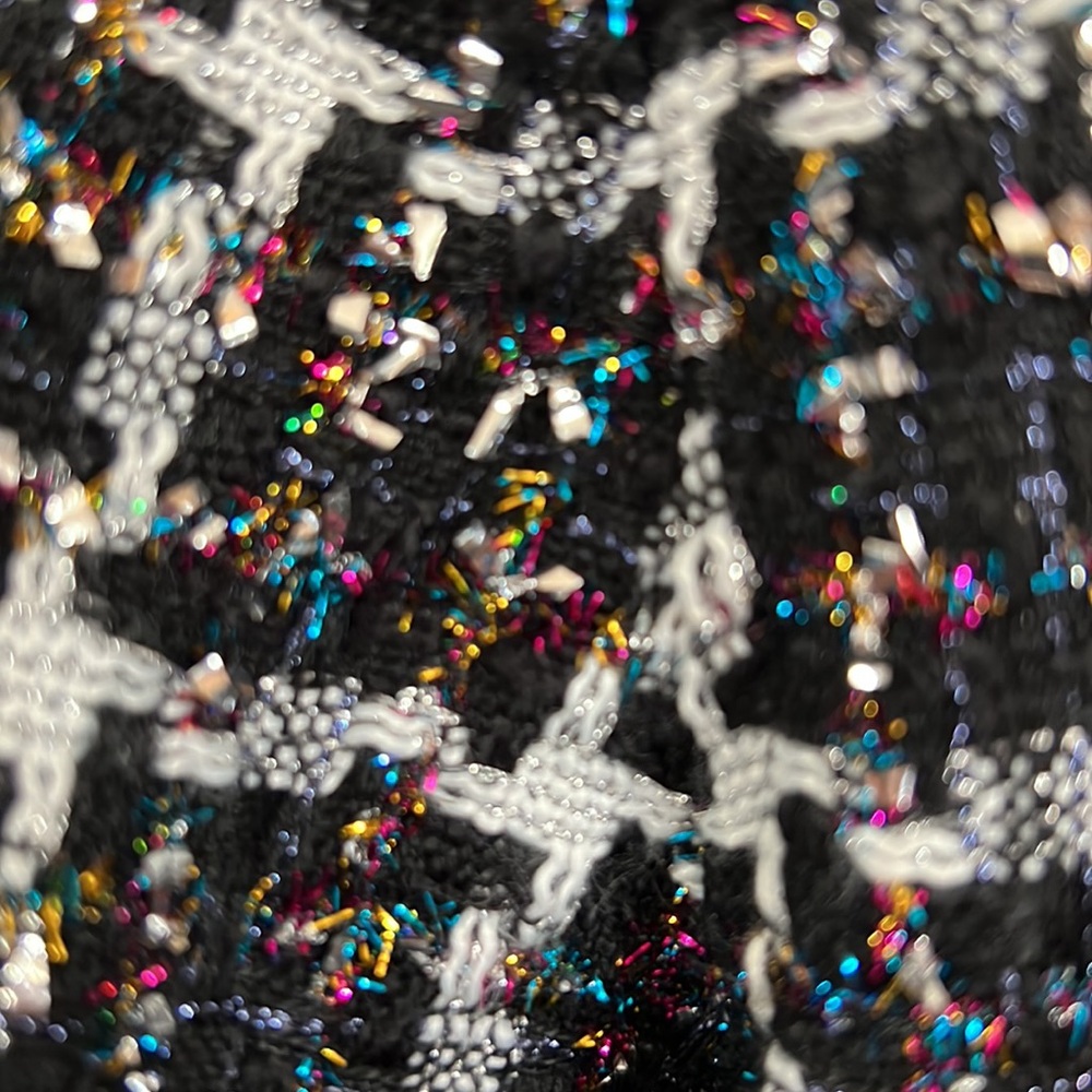Loft Shimmer Tweet Shacket size large - Picture 5 of 9